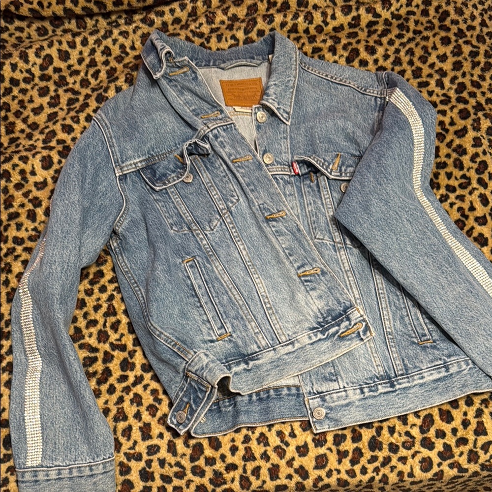 Levi's Denim Jacket with Stripe Detail